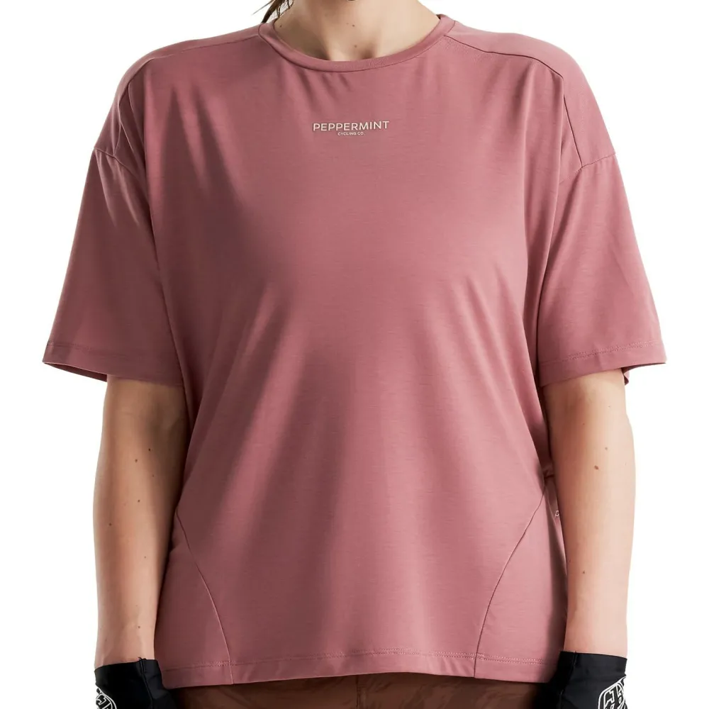 - Woen' Peak hort eeve Jerey - Radtrikot < PEPPERMINT