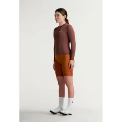 - Woen' ignature ong eeve Jerey - Radtrikot < PEPPERMINT