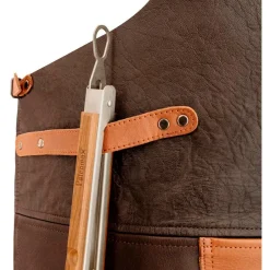 Petromax Outdoor-Küche|Töpfe & Geschirr-- Büffelleder-Schürze mit gekreuztem Rückenband - Schürze