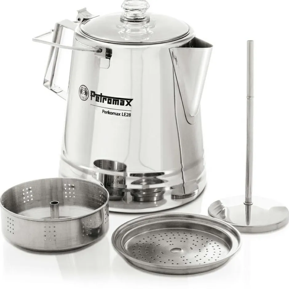 Petromax Outdoor-Küche|Töpfe & Geschirr-- Perkolator Perkomax Edelstahl