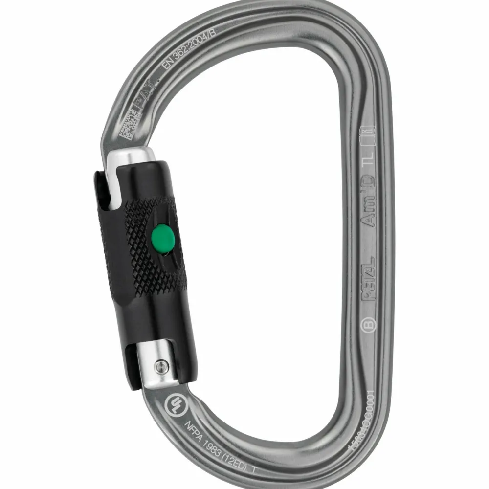 Petzl - Am'D Ball-Lock - Verschlusskarabiner Grey Online