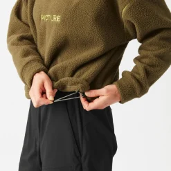 Picture - Women's Cylla Crop 1/4 Fleece - Fleecepullover Best