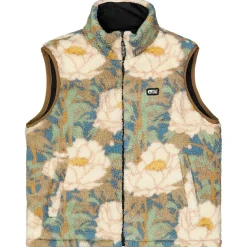 Picture - Women's Hylla Reversible Vest - Kunstfaserweste Black Timeless Flower Clearance
