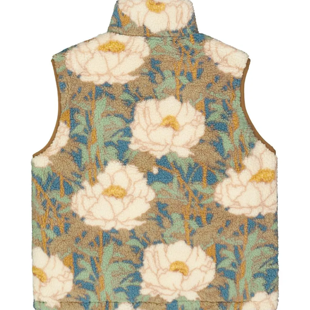 Picture - Women's Hylla Reversible Vest - Kunstfaserweste Black Timeless Flower Clearance
