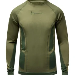 Pinewood Skibekleidung|Unterwäsche-- Seamless Function Base Layer Set - Kunstfaserunterwäsche Olive Green