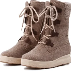 Pomar Winterschuhe|Winterschuhe-- Women's Reki GTX Boot - Winterschuhe Sand Felt / Bark Waxy