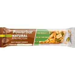 PowerBar Riegel|Outdoor Lebensmittel-- Natural Protein (Vegan) Salty Peanut Crunch - Recoveryriegel