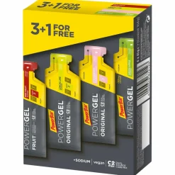 PowerBar - Powergel 3+1 Gratis - Multiflavour Vorteilspack - Energiegel Hot