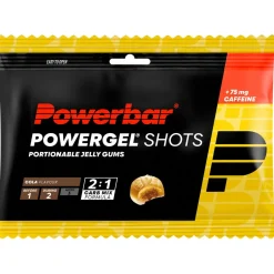 PowerBar Outdoor Lebensmittel|Outdoor-Küche-- PowerGel Shots Cola - Energiegel Cola (mit Koffein)