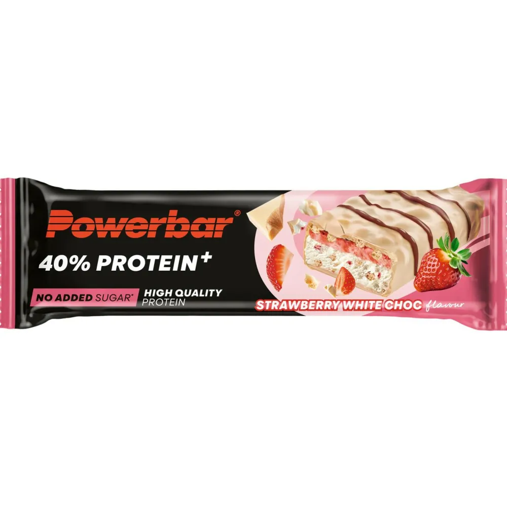 PowerBar - Protein 40% Crisp Low Sugar Strawb WhiteChoc - Recoveryriegel Best