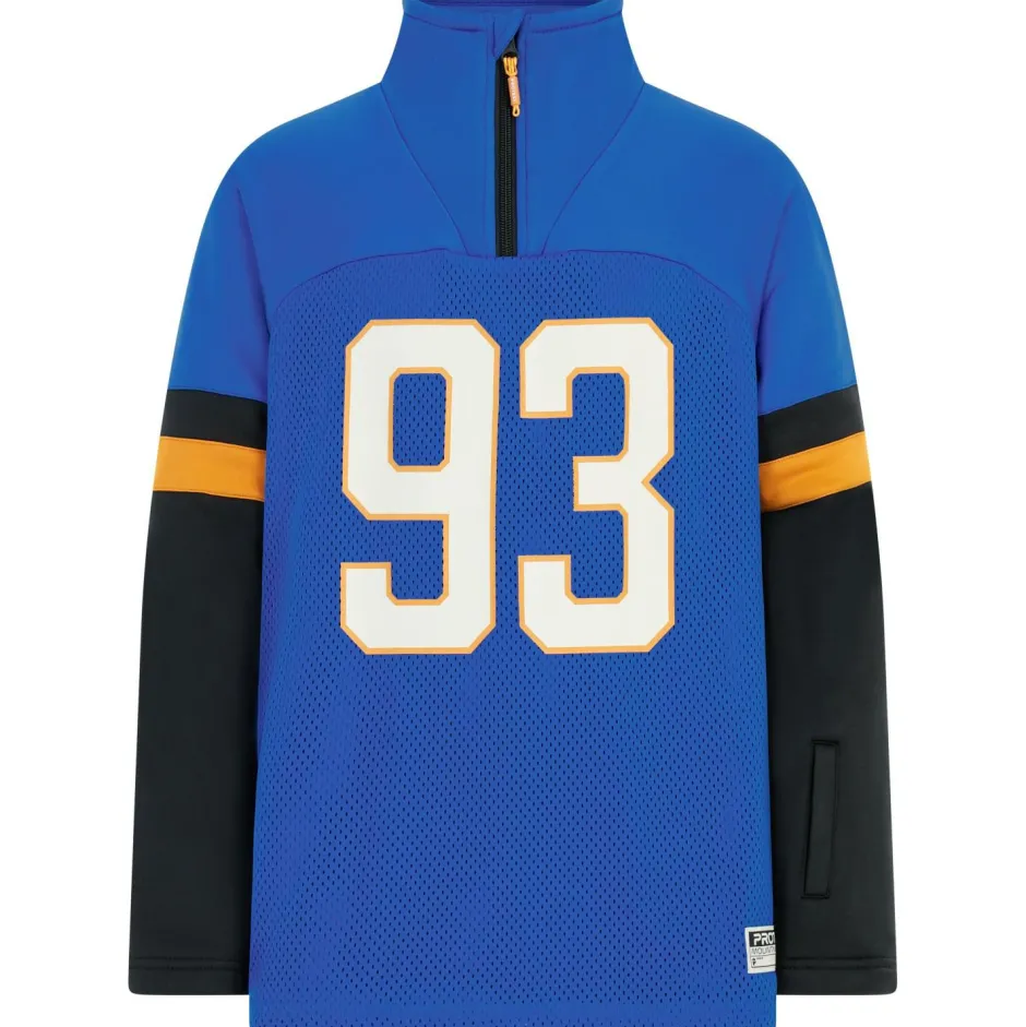 Protest Skibekleidung|Skipullover-- Kid's PRTRuben Jr 1/4 Zip Active Top - Fleecepullover Vibrant Blue