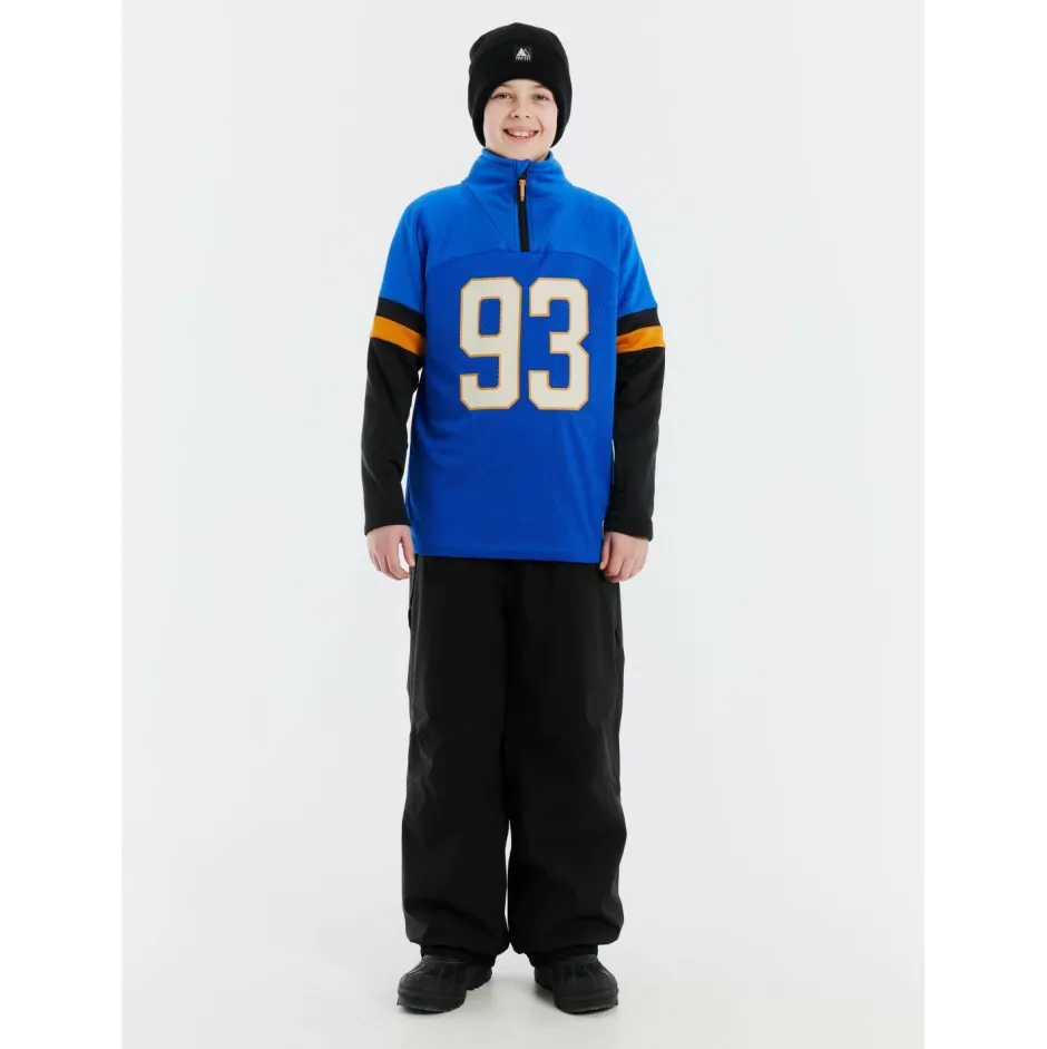 Protest Skibekleidung|Skipullover-- Kid's PRTRuben Jr 1/4 Zip Active Top - Fleecepullover Vibrant Blue