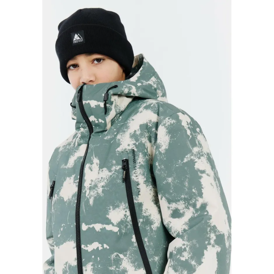 Protest Skibekleidung|Winterjacken-- Kid's PRTWheezy Snowjacket - Skijacke Aspen Green