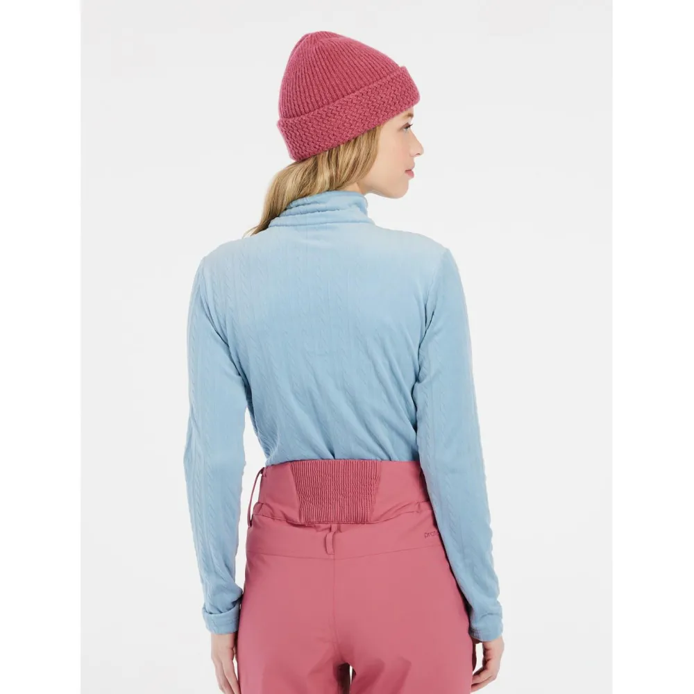 Protest - Women's PRTGail 1/4 Zip Active Top - Fleecepullover Jeanjacket Blue Hot