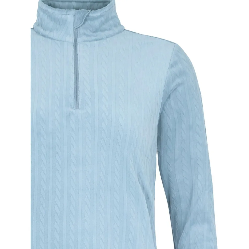 Protest - Women's PRTGail 1/4 Zip Active Top - Fleecepullover Jeanjacket Blue Hot