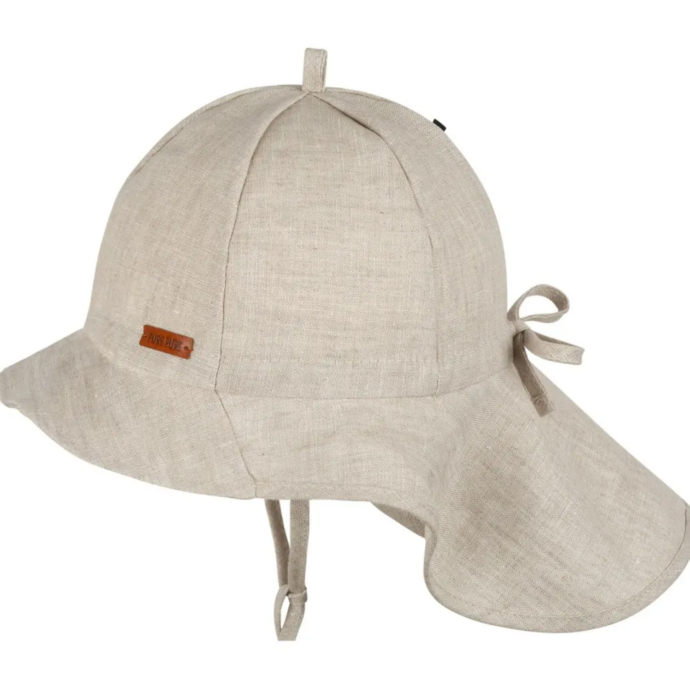 Pure Pure - Kid's Nackenschutz Leinen - Cap New