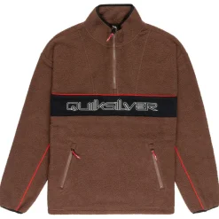Quiksilver Pullover & Hoodies|Alltagsbekleidung-- Omni Sherpa Half-Zip - Fleecepullover Chocolate Brown