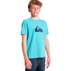 - Youth's EV Comp Logo S/S - T-Shirt < Quiksilver New
