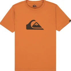 - Youth's EV Comp Logo S/S - T-Shirt < Quiksilver New