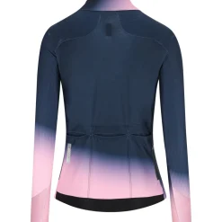 Q36.5 - Women's Gregarius Hybrid Collar Fade L/S Jersey - Radtrikot Nautica Blue Clearance