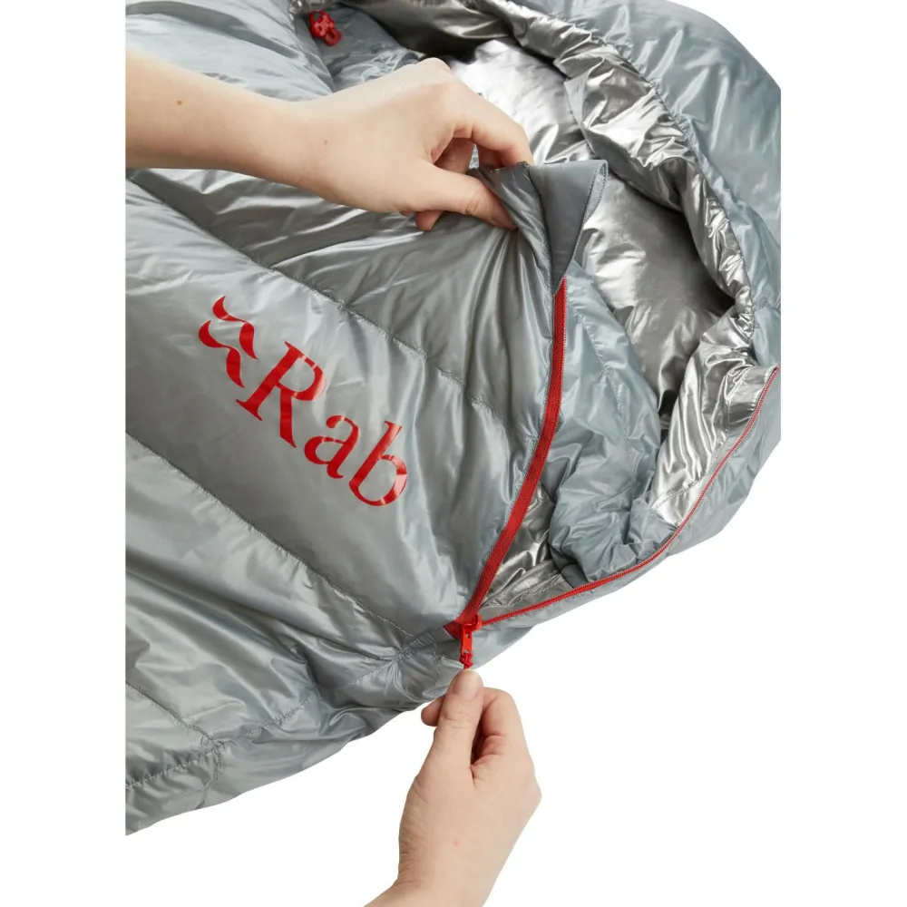Rab - Mythic Ultra 180 - Daunenschlafsack Cloud / Graphene Sale