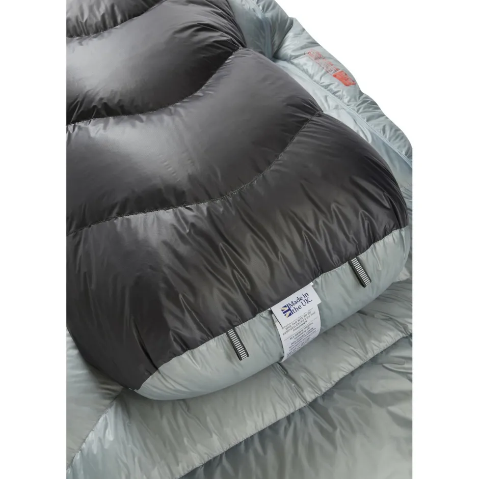 Rab Trekkingausrüstung|Daunenschlafsäcke-- Mythic Ultra 360 - Daunenschlafsack Cloud / Graphene