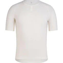 Rapha Fahrradbekleidung|Merinounterwäsche-- Merino Base Layer Short Sleeve - Merinounterwäsche Cream / White