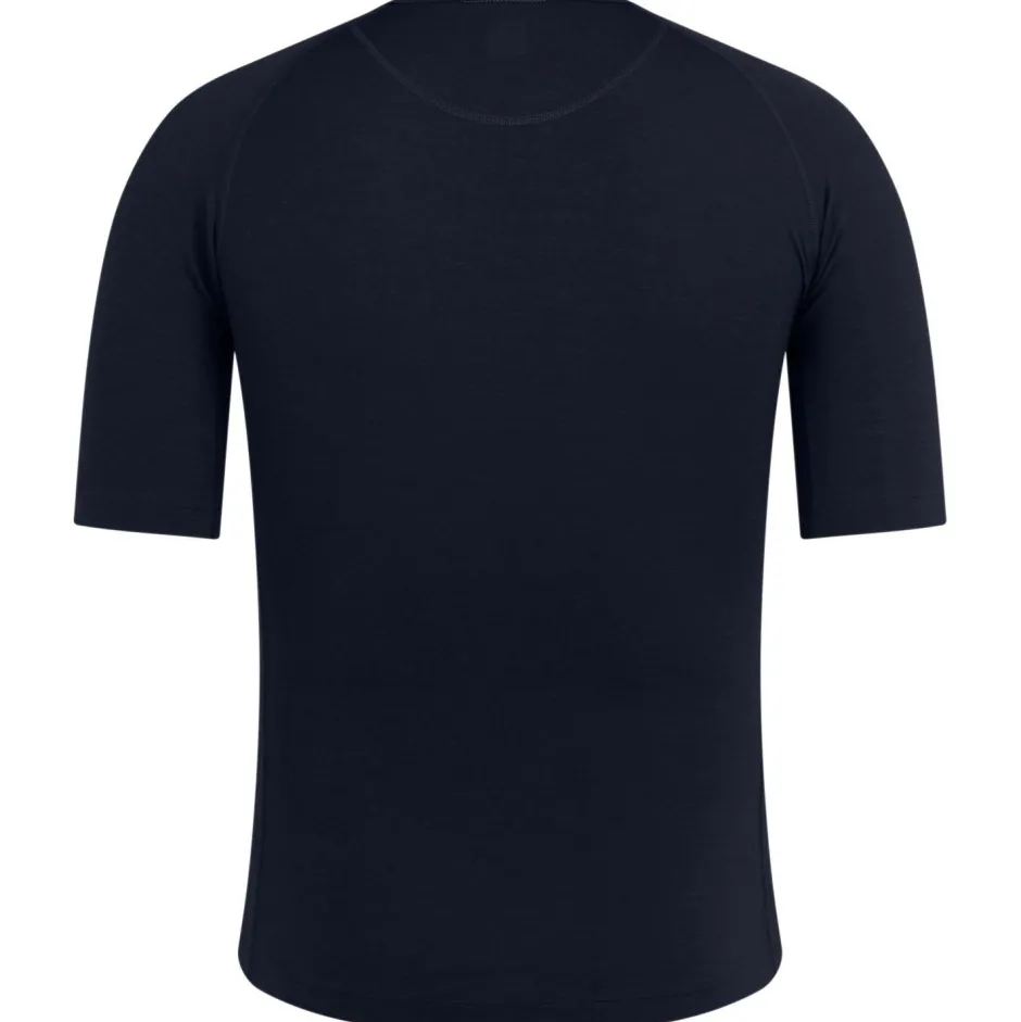 Rapha Fahrradbekleidung|Merinounterwäsche-- Merino Base Layer Short Sleeve - Merinounterwäsche Cream / White