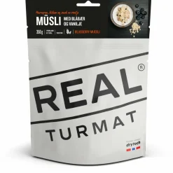 Real Turmat Outdoor Lebensmittel|Trekkingausrüstung-- Blueberry and Vanilla Müsli