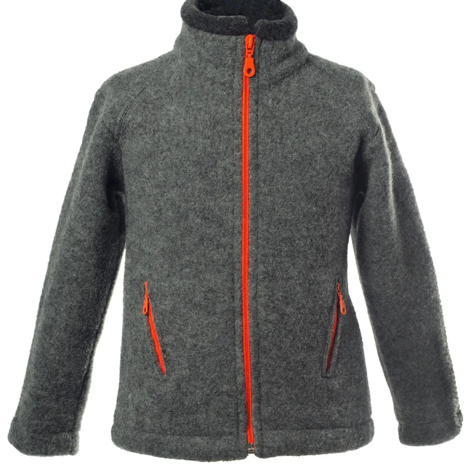 Reiff Skibekleidung|Jacken-- Kid's Wollfleecejacke Colori - Merinojacke