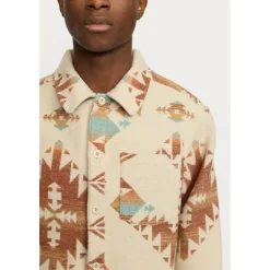 Revolution Shirts, Hemden & Longsleeves|Alltagsbekleidung-- Casual Overshirt Aztec - Hemd Rust