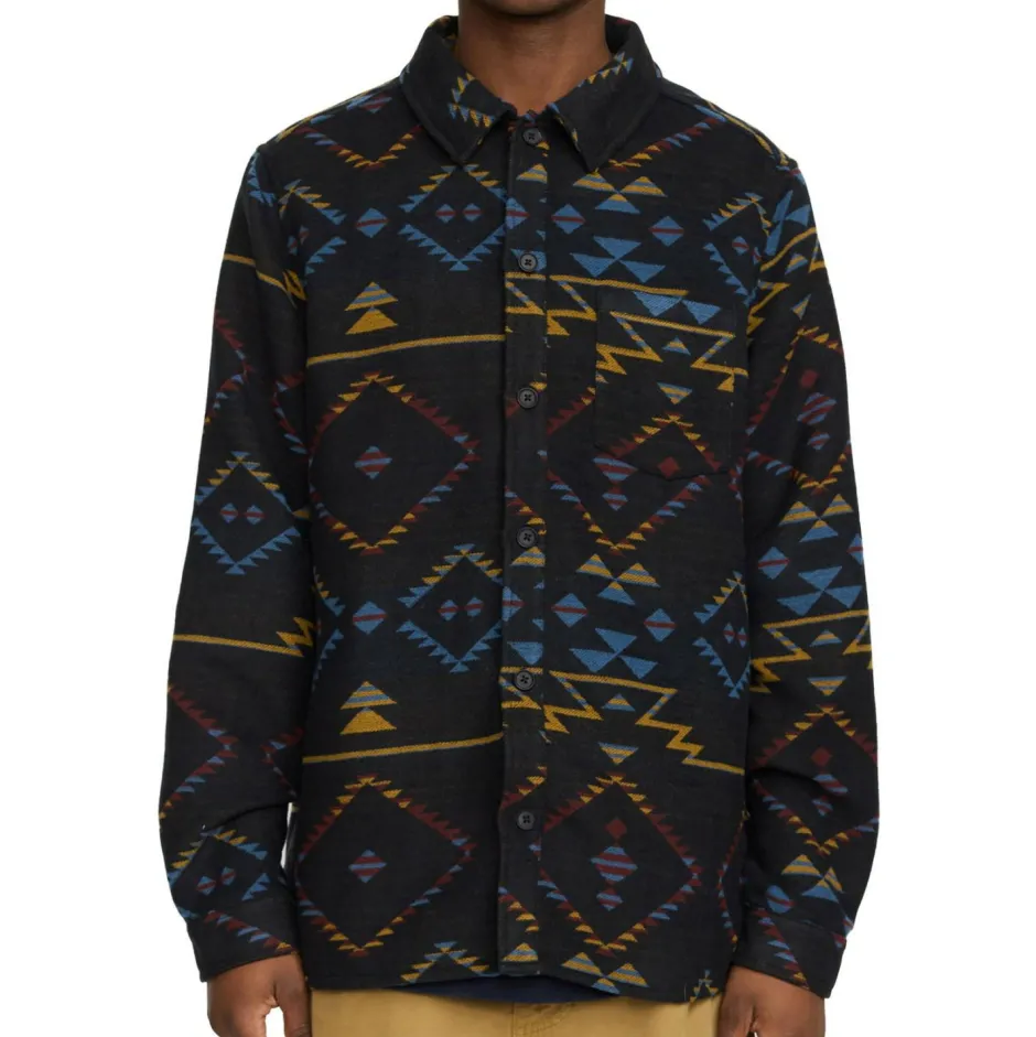 Revolution Shirts, Hemden & Longsleeves|Alltagsbekleidung-- Casual Shirt Aztec - Hemd Black