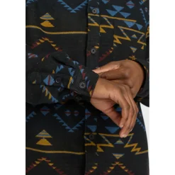 Revolution Shirts, Hemden & Longsleeves|Alltagsbekleidung-- Casual Shirt Aztec - Hemd Black