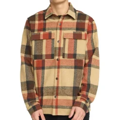 Revolution Shirts, Hemden & Longsleeves|Alltagsbekleidung-- Utility Shirt Checked - Hemd Brown