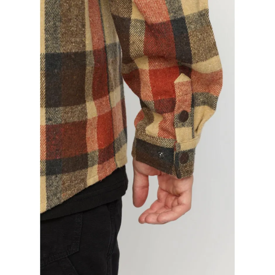 Revolution Shirts, Hemden & Longsleeves|Alltagsbekleidung-- Utility Shirt Checked - Hemd Brown