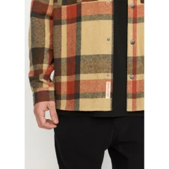 Revolution Shirts, Hemden & Longsleeves|Alltagsbekleidung-- Utility Shirt Checked - Hemd Brown