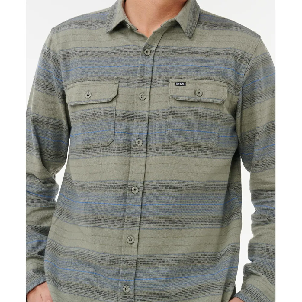 Rip Curl - Line Up Flannel Shirt - Hemd Deep Cactus Hot
