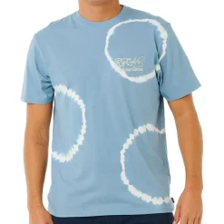 Rip Curl - Pacific Rinse Fin Tee - T-Shirt Faded Denim Online
