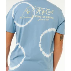Rip Curl - Pacific Rinse Fin Tee - T-Shirt Faded Denim Online