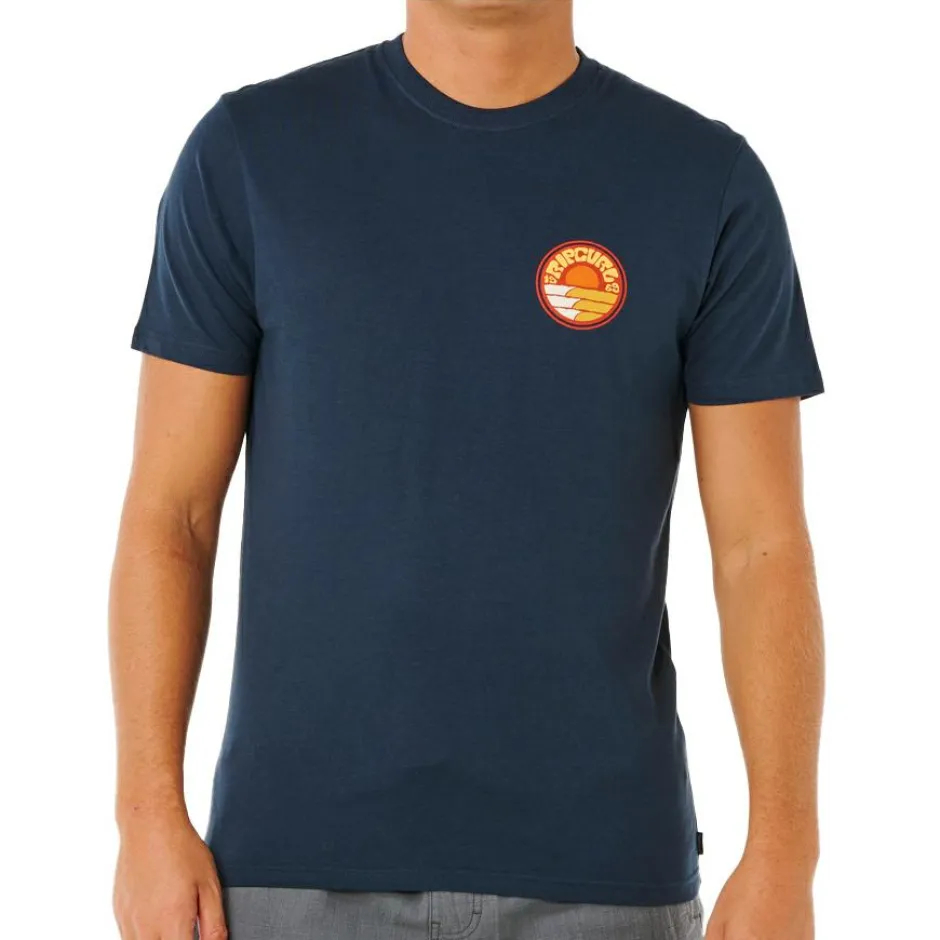 Rip Curl Alltagsbekleidung|T-Shirts-- Pacific Rinse Stacked Tee - T-Shirt