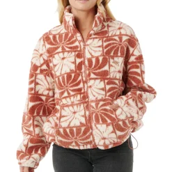 Rip Curl Jacken|Alltagsbekleidung-- Women's AOTS -TY Williams Polar Fleece - Fleecejacke Brick