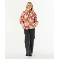 Rip Curl Jacken|Alltagsbekleidung-- Women's AOTS -TY Williams Polar Fleece - Fleecejacke Brick