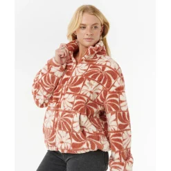Rip Curl Jacken|Alltagsbekleidung-- Women's AOTS -TY Williams Polar Fleece - Fleecejacke Brick