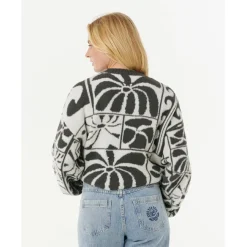 - Woen' AOT - TY Wiia Jacquard Crew - Puover < Rip Curl Hot