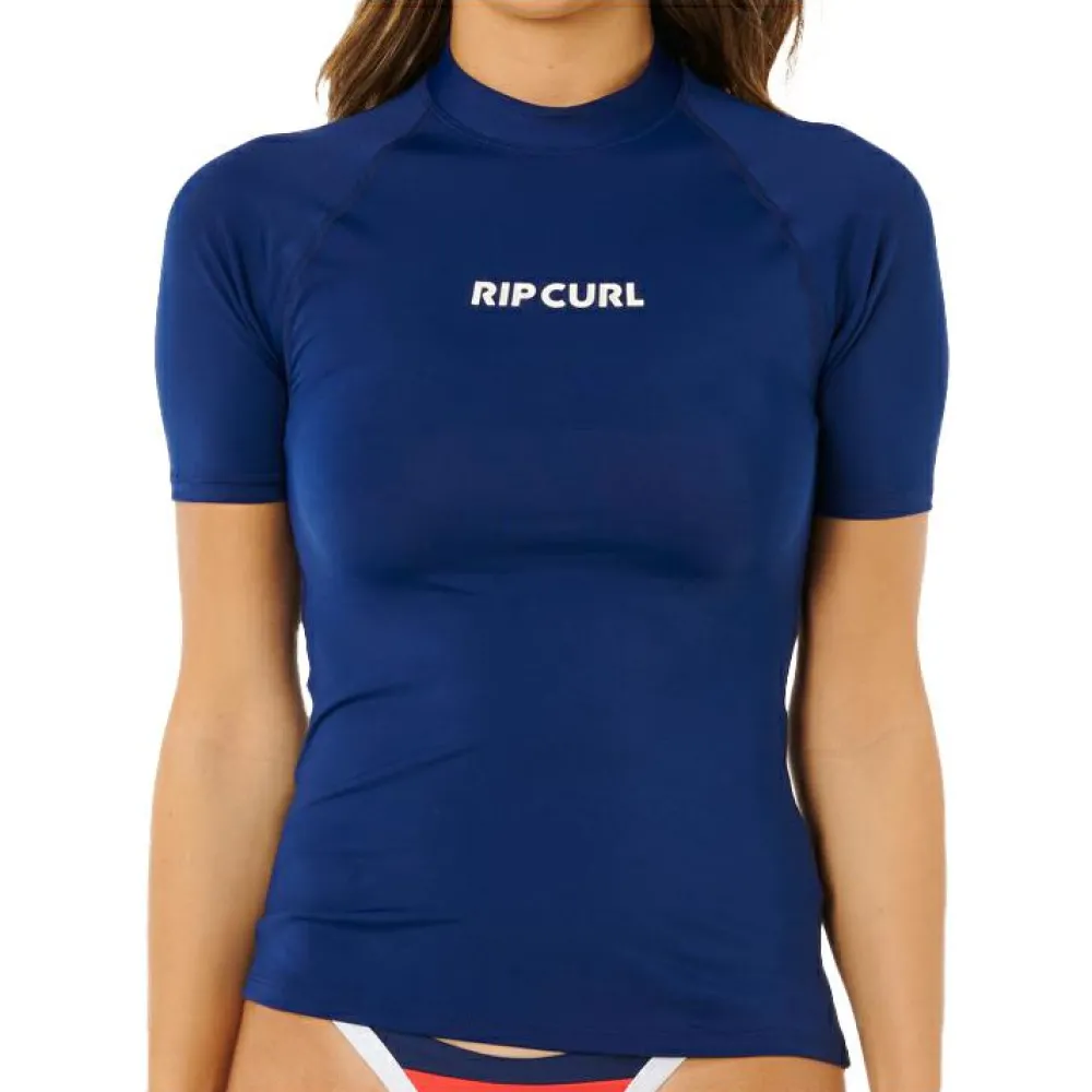 Rip Curl - Women's Classic Surf S/S UPF Rashguard - Lycra New