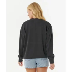 Rip Curl Pullover & Hoodies|Alltagsbekleidung-- Women's Hawaii Classic Heritage Crew - Pullover Washed Black