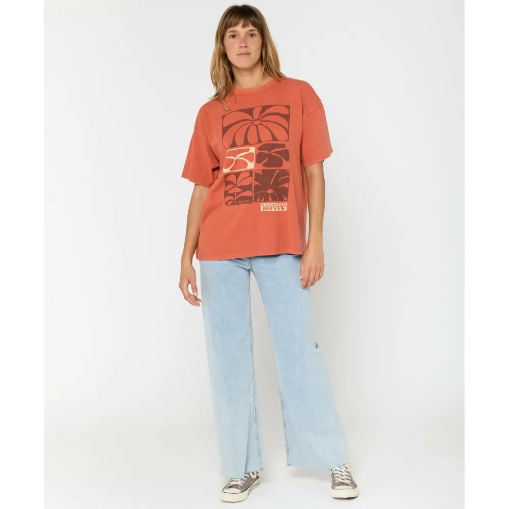- Woen' Oceanic Heritage Tee - T-hirt < Rip Curl