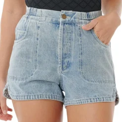 Rip Curl Alltagsbekleidung|Hosen-- Women's Pacific Rider Denim Short - Shorts Vintage Blue