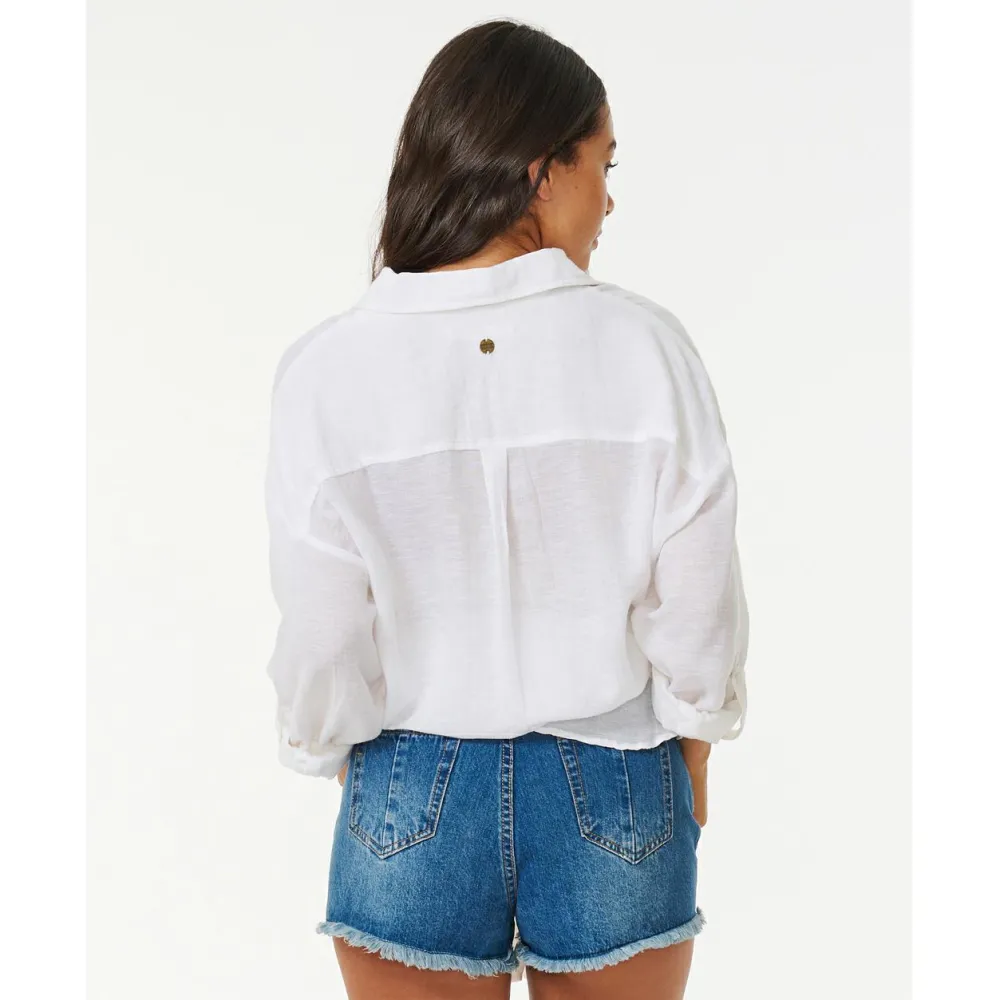 Rip Curl - Women's Premium Surf Holiday Shirt - Bluse White Outlet