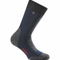 Rohner - Alpine Trekking L/R - Wandersocken Marine / Black